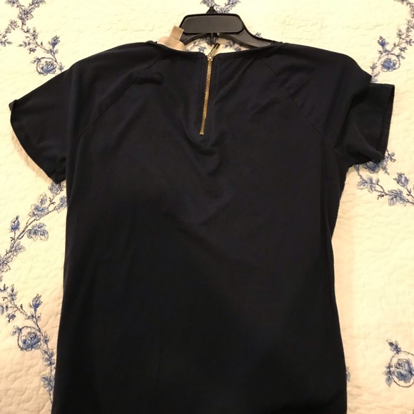 Navy blue Michael Kors shirt size large - Picture 2 of 3